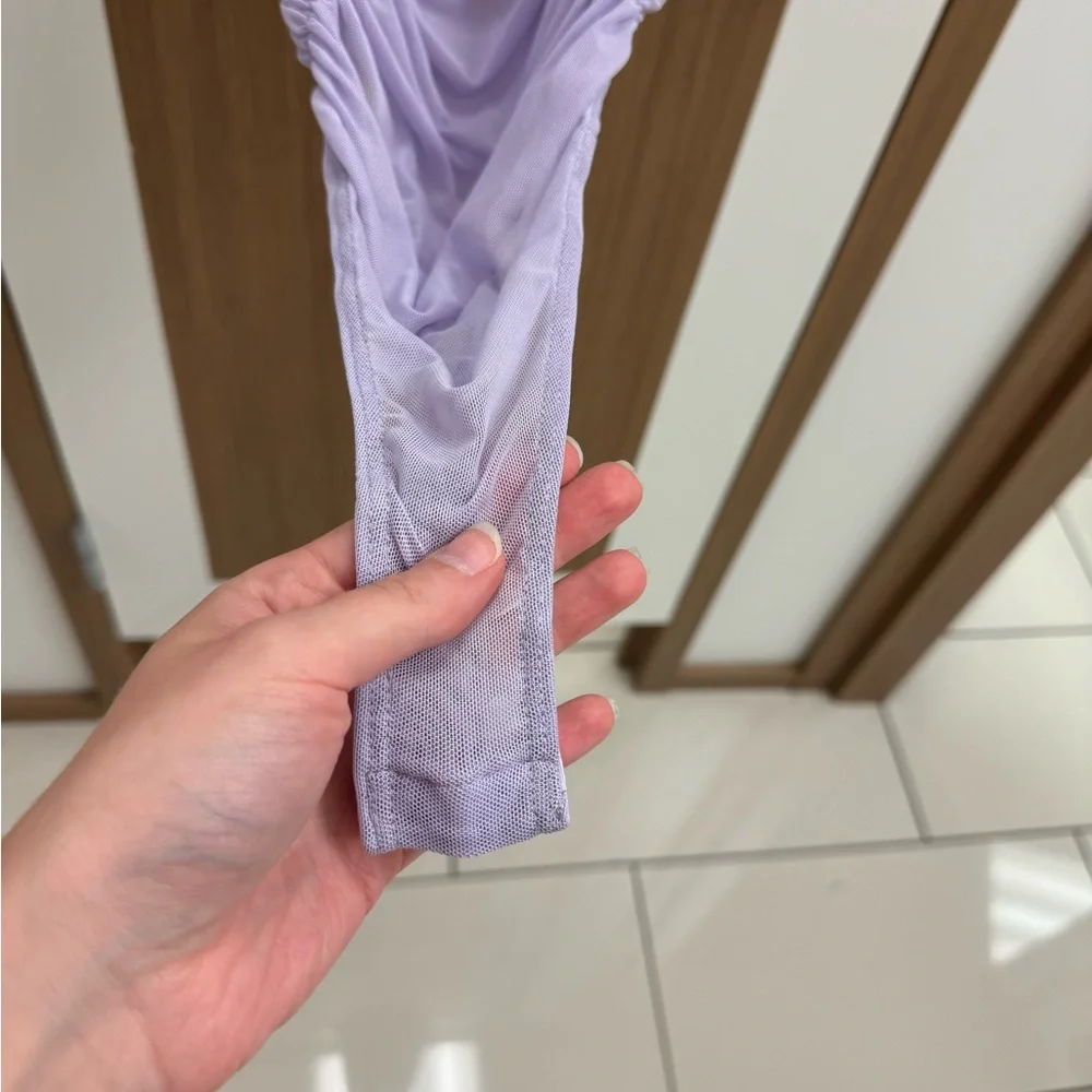 Free‎ People Intimately Lilac Ruched Bodysuit